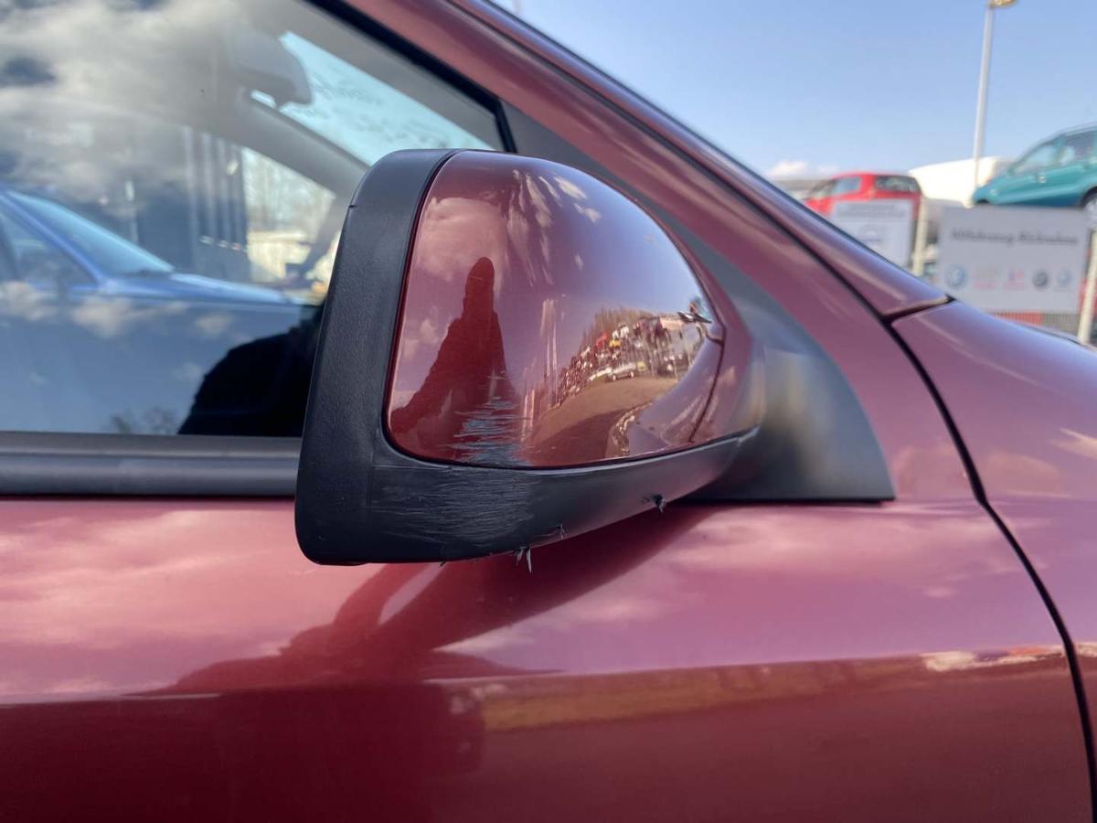 Opel Astra G original Au&szlig;enspiegel rechts elektrisch verstellbar Z549 Marseillerot Bj.1999